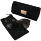 Chic White Lace-Trimmed Designer Sunglasses