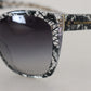Chic White Lace Trimmed Sunglasses