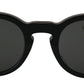 Elegant Black Acetate Women's Sunglasses