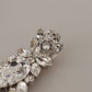 Elegant Large Baroque Crystal Brooch