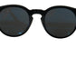 Elegant Black Acetate Women's Sunglasses