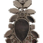 Elegant Large Baroque Crystal Brooch