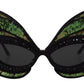 Exquisite Sequined Butterfly Sunglasses