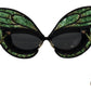 Exquisite Sequined Butterfly Sunglasses