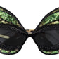 Exquisite Sequined Butterfly Sunglasses