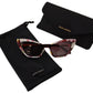 Multicolor Cat Eye Floral Sunglasses