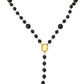 Elegant Gold Crystal Cross Necklace