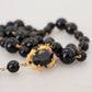 Elegant Gold Crystal Cross Necklace