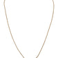Elegant Gold Tone Charm Necklace with Cross Pendant