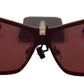 Elegant Cat Eye Bordeaux Sunglasses