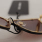 Elegant Cat Eye Bordeaux Sunglasses