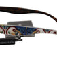 Elegant Round Majolica Print Sunglasses