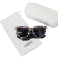 Elegant Round Majolica Print Sunglasses