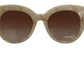 Chic Beige Acetate Sunglasses for Women