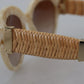 Chic Beige Acetate Sunglasses for Women