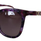 Elegant Purple Cat Eye Sunglasses