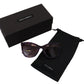 Elegant Purple Cat Eye Sunglasses