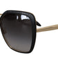 Elegant Oversize Gradient Sunglasses