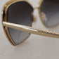 Elegant Oversize Gradient Sunglasses