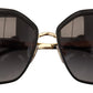 Elegant Oversize Gradient Sunglasses