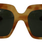 Elegant Havana Camel Sunglasses for Women