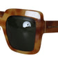 Elegant Havana Camel Sunglasses for Women