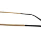 Elegant Black Gold Gradient Sunglasses