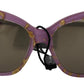 Elegant Violet Acetate Sunglasses