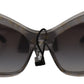 Elegant Grey Gradient Designer Sunglasses