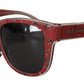 Chic Red Designer Shades for Women