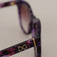 Chic Purple Lens Tortoiseshell Sunglasses