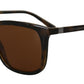 Elegant Unisex Brown Sunglasses