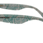 Elegant Blue Lace-Crystal Sunglasses