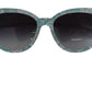 Elegant Blue Lace-Crystal Sunglasses