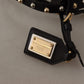 Elegant Multicolor Print Leather Tote Bag