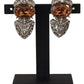 Elegant Sicily Floral Sterling Earrings