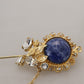Exquisite Sterling Silver Men's Brooch