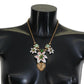 Golden Lily Flower Pendant Necklace