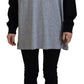 Black Gray Cotton Raglan Long Sleeves Casual Top