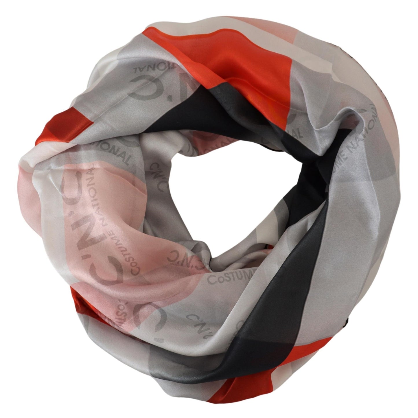 Elegant Checkered Silk Scarf