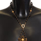 Elegant Charm Cross Necklace in Gold Tone