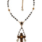 Elegant Charm Cross Necklace in Gold Tone
