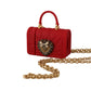 Gold Chain with Red Devotion Pendant