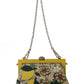 Multicolor Crystal Embellished Evening Bag