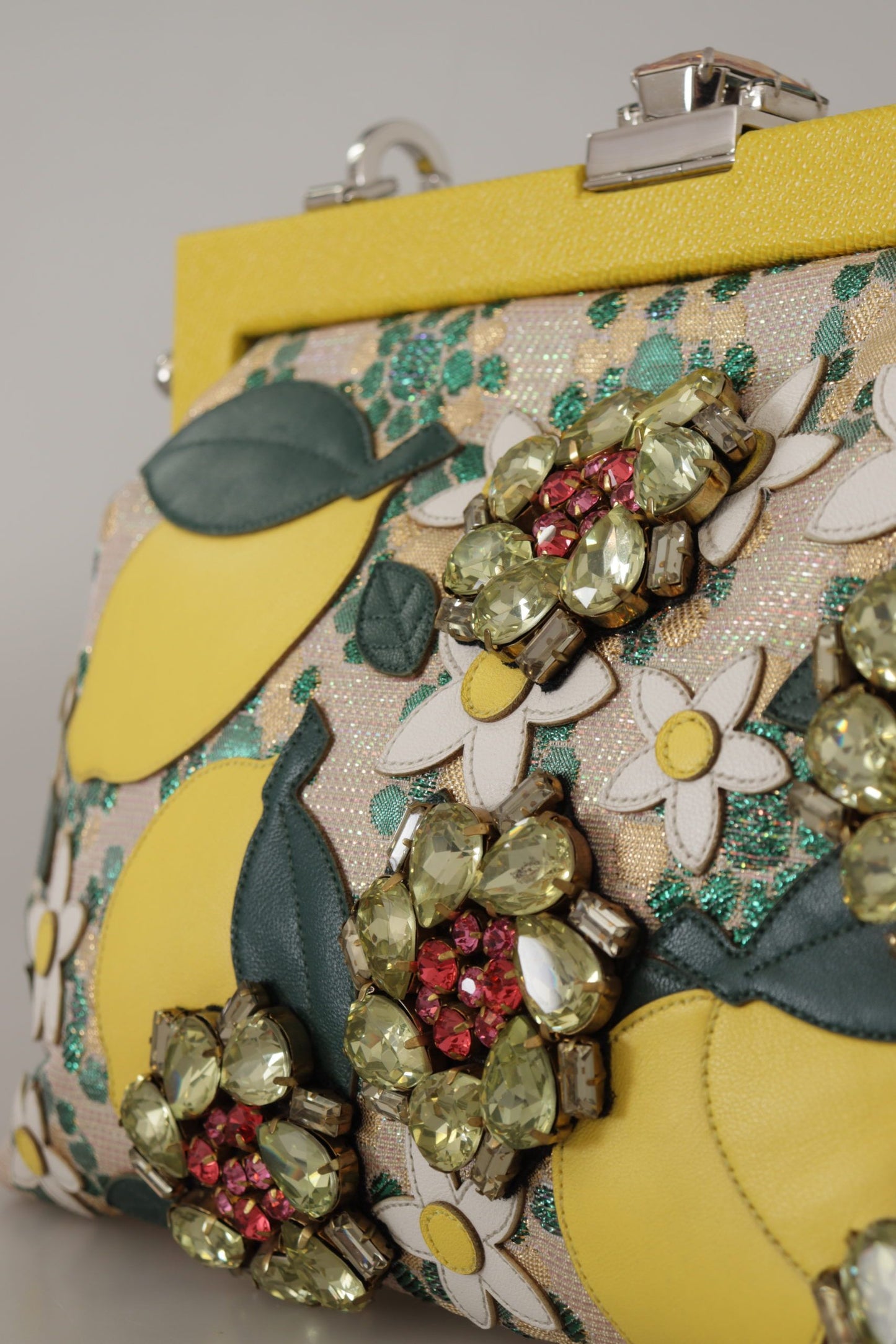 Multicolor Crystal Embellished Evening Bag
