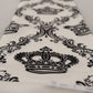Royal Crown Printed Silk Men's Scarf