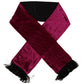 Elegant Magenta Silk Men's Scarf