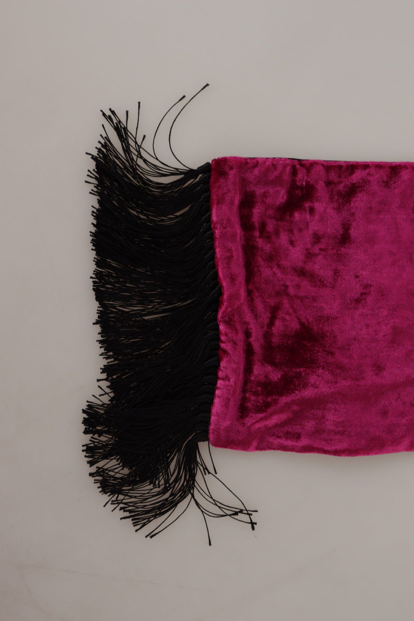 Elegant Magenta Silk Men's Scarf