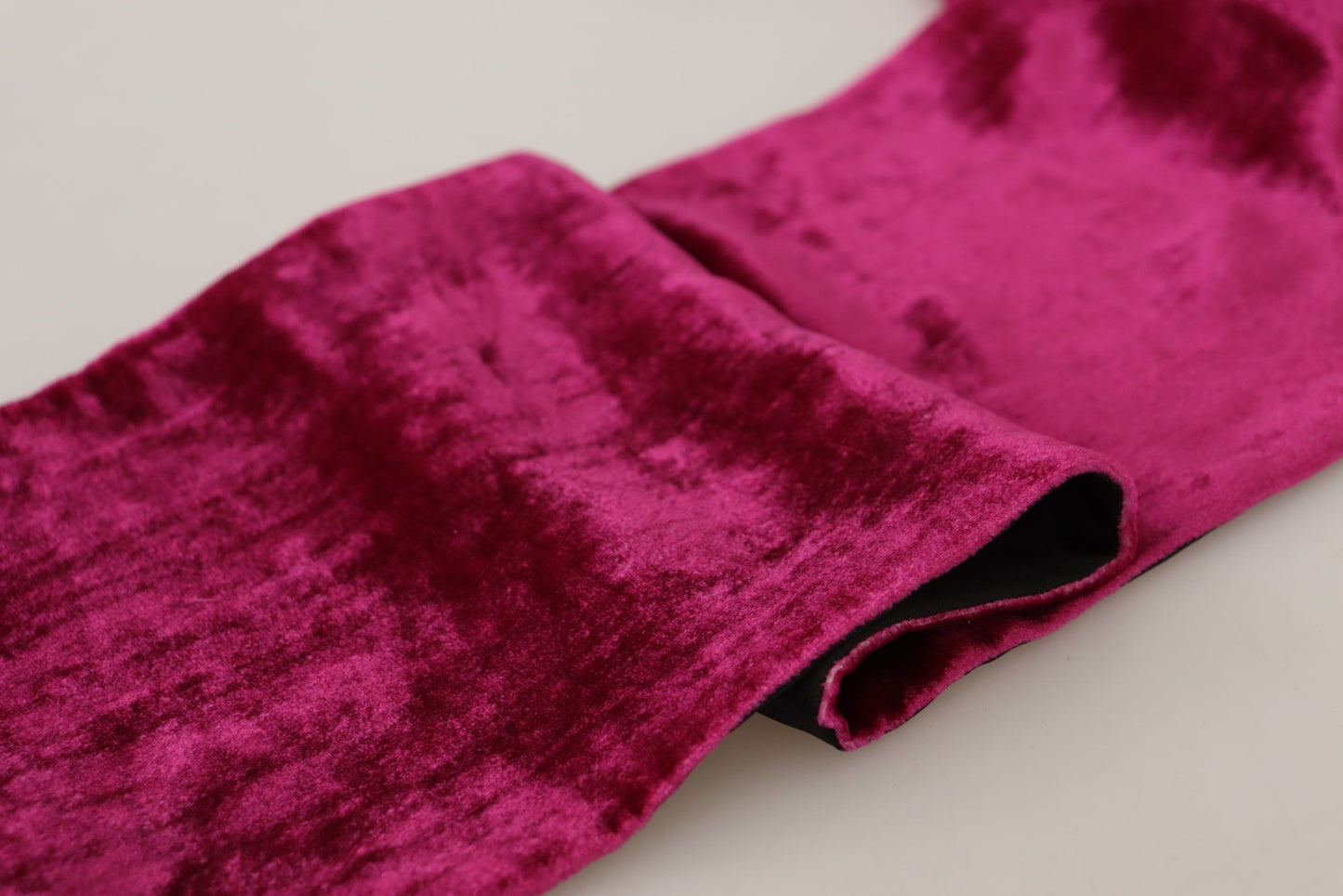 Elegant Magenta Silk Men's Scarf