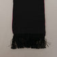 Elegant Magenta Silk Men's Scarf